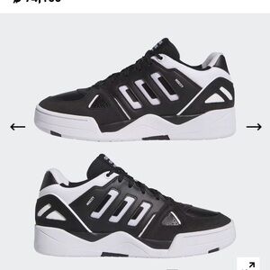 Adidas Monochrome Athletic Shoes